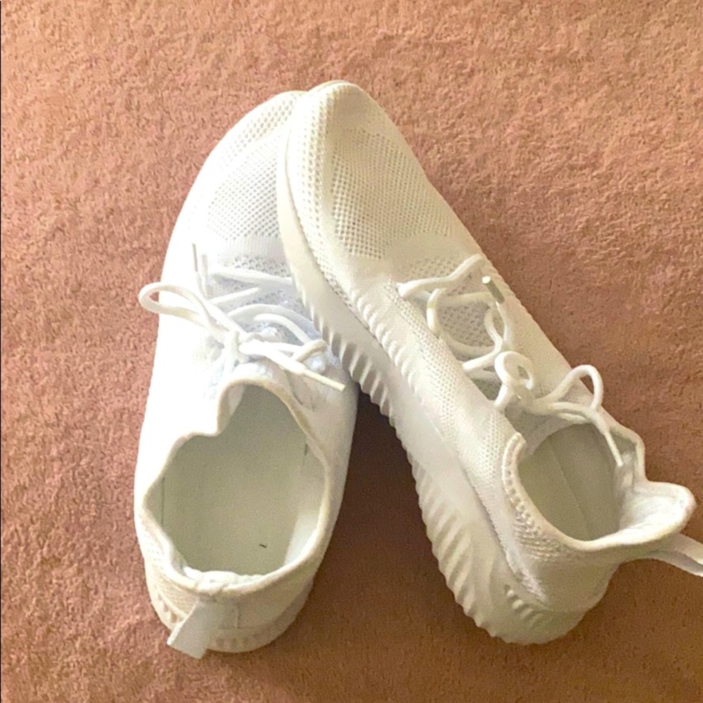 White Athletic Shoes